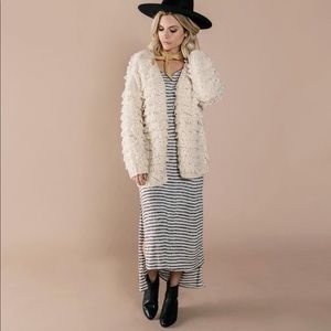 rylee and cru baby fringe cardigan